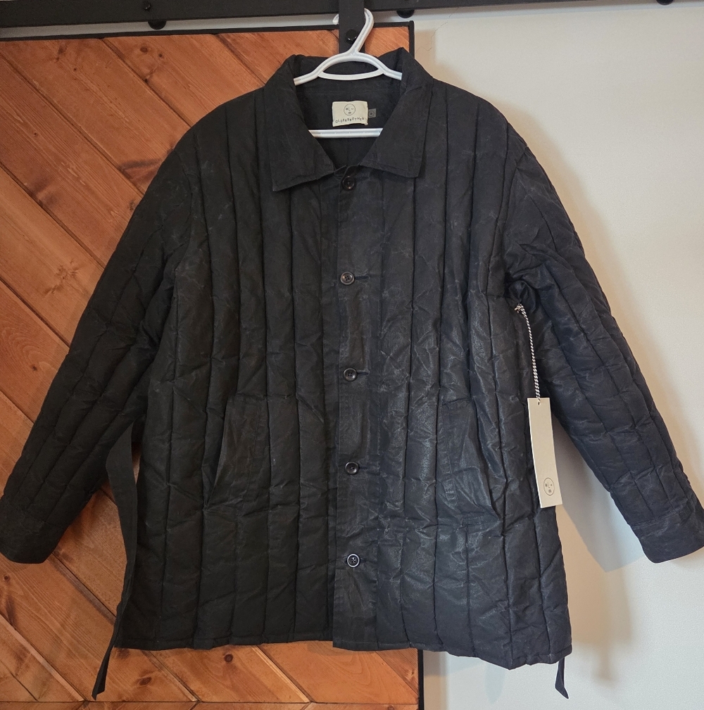 OLDERBROTHER quilted trench coat NWT